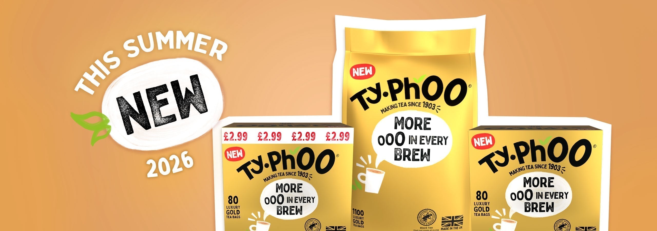 Typhoo Gold Expands Across the UK