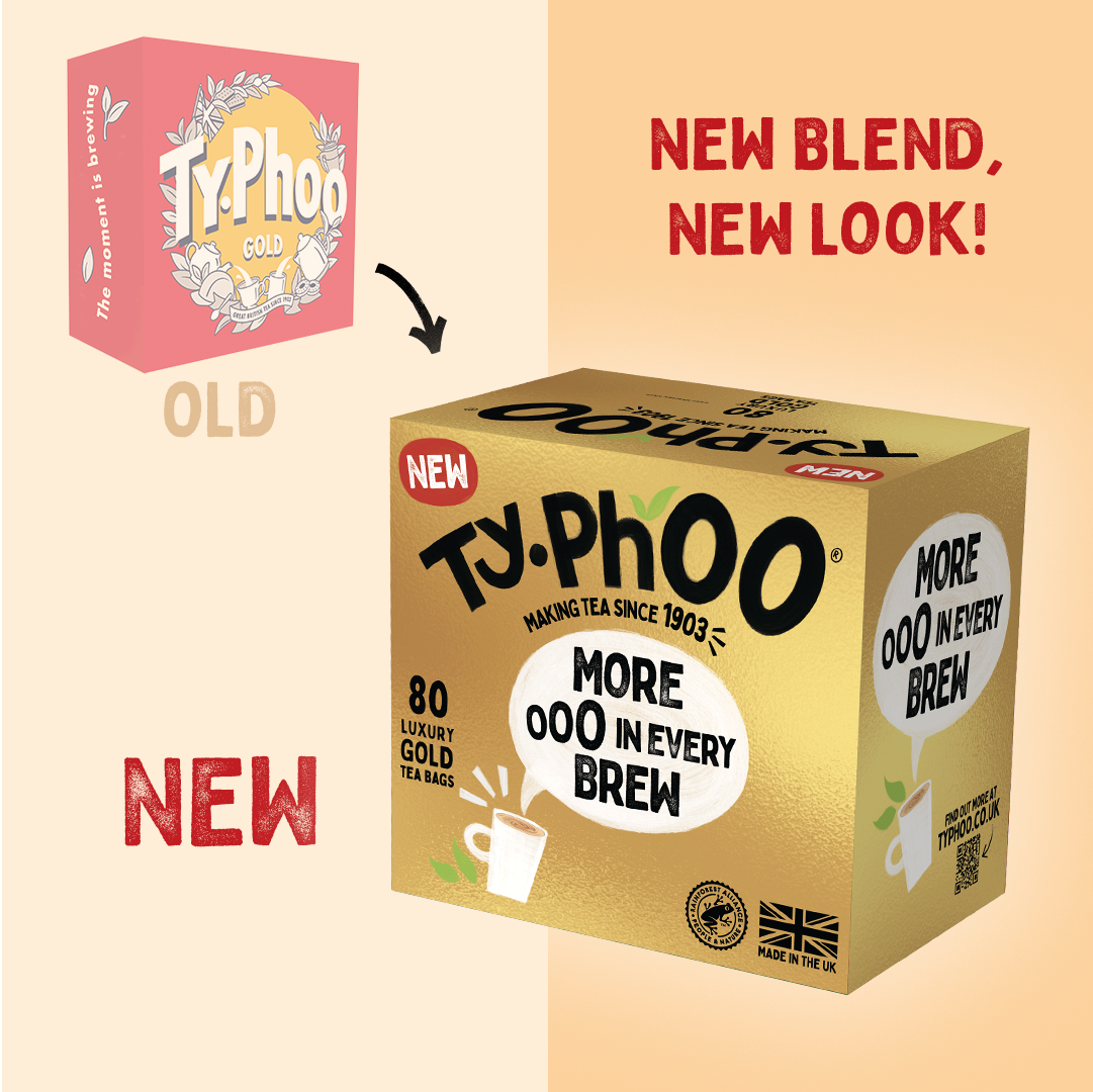 Typhoo 80 Gold Luxury Tea Bags