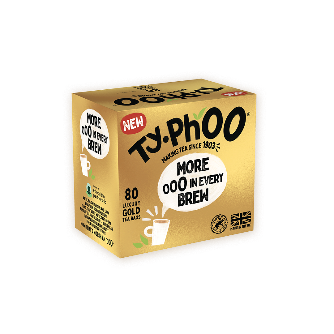 Typhoo 80 Gold Luxury Tea Bags